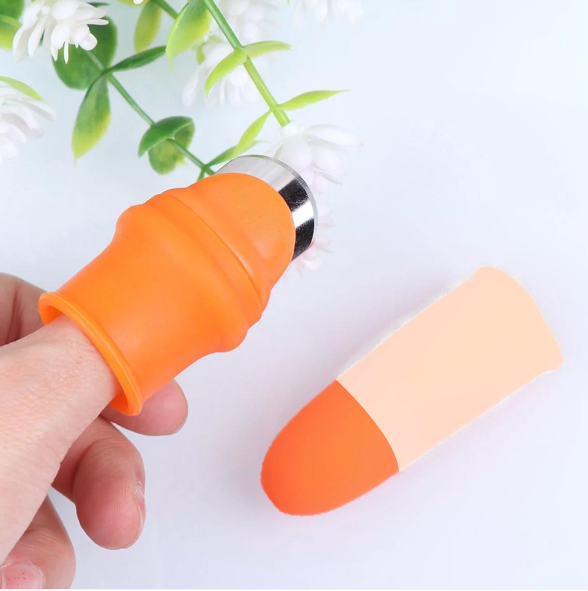 Vegetable Thumb Cutter | Finger Guard Knife for Safe & Fast Cutting