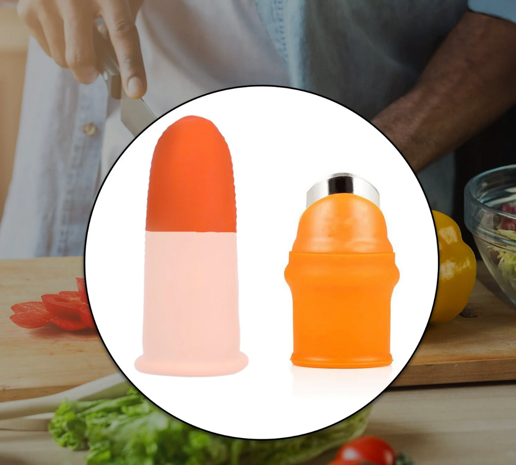 Vegetable Thumb Cutter | Finger Guard Knife for Safe & Fast Cutting
