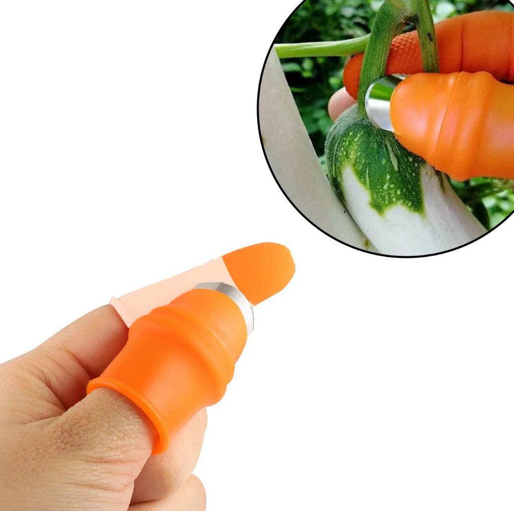 Vegetable Thumb Cutter | Finger Guard Knife for Safe & Fast Cutting