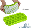 Flexible Silicone Honeycomb Ice Cube Tray | 37 Small Cubes | Multi-Use Mould