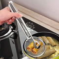 2-in-1 Stainless Steel Frying Filter Spoon & Clip Tool
