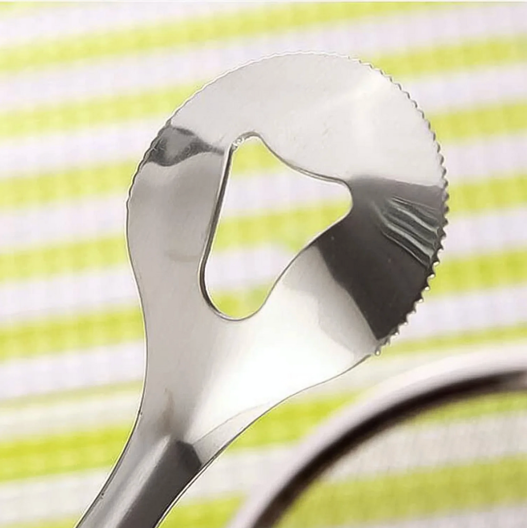 2-in-1 Stainless Steel Frying Filter Spoon & Clip Tool