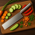 Professional Stainless Steel Vegetable Cleaver Knife | Ultra-Sharp Kitchen Chopper