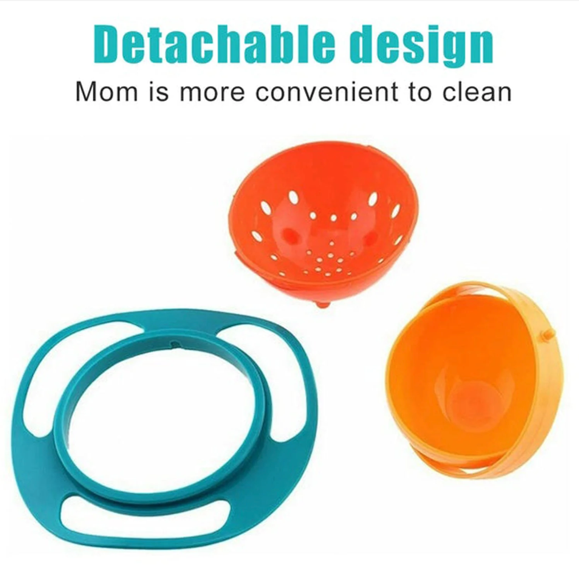 Gyro Rotating Baby Bowl | Spill-Proof Food Bowl for Kids & Toddlers