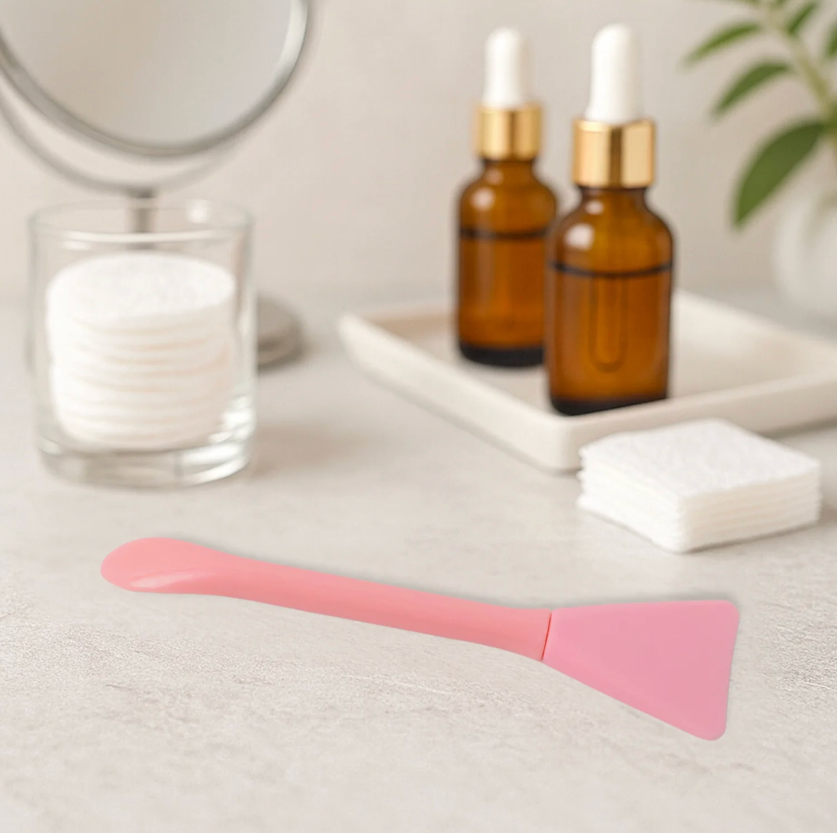 Facial Mask Applicator Spatula – Soft Silicone Beauty Tool (1 Pc)