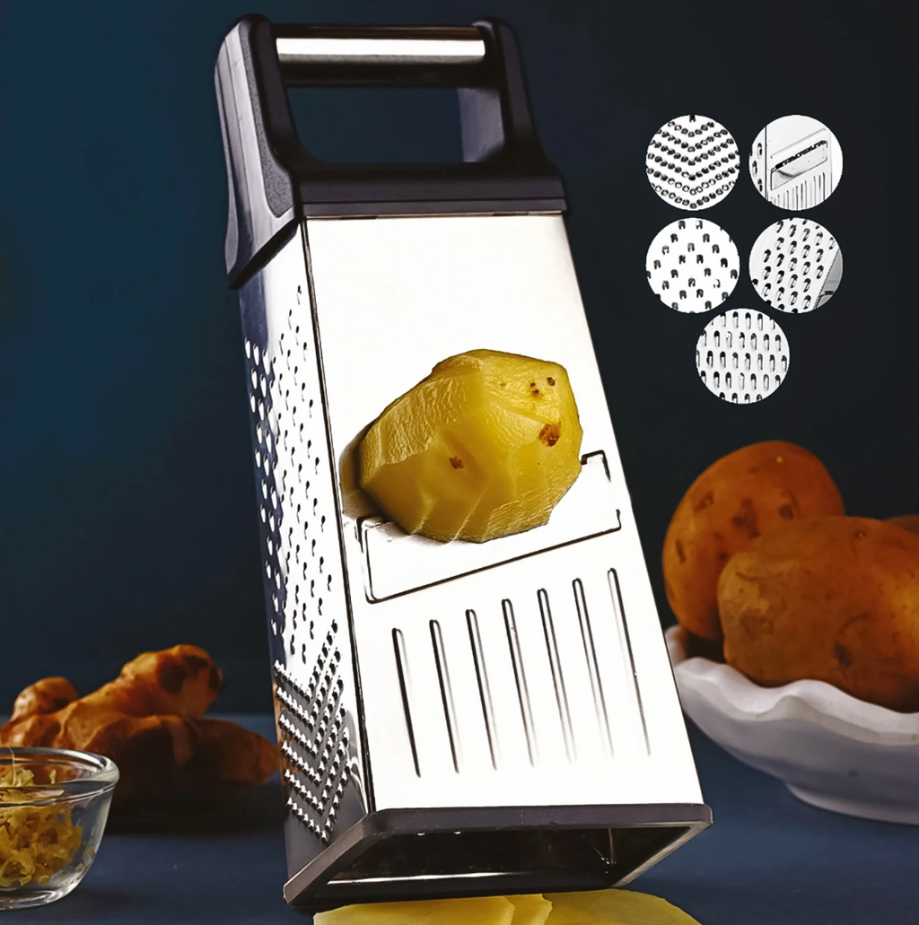 Apex 5-in-1 Stainless Steel Multipurpose Slicer & Grater