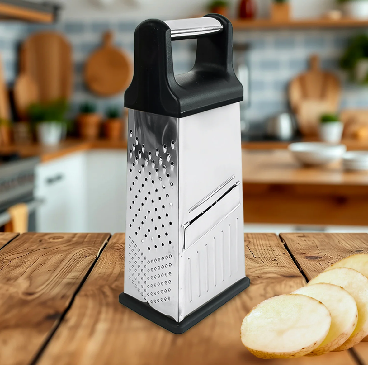 Apex 5-in-1 Stainless Steel Multipurpose Slicer & Grater