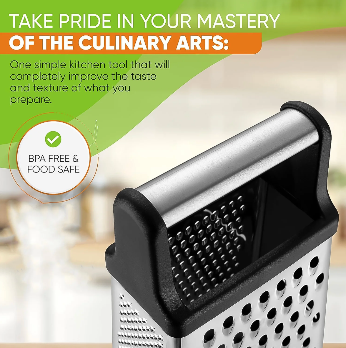 Apex 5-in-1 Stainless Steel Multipurpose Slicer & Grater