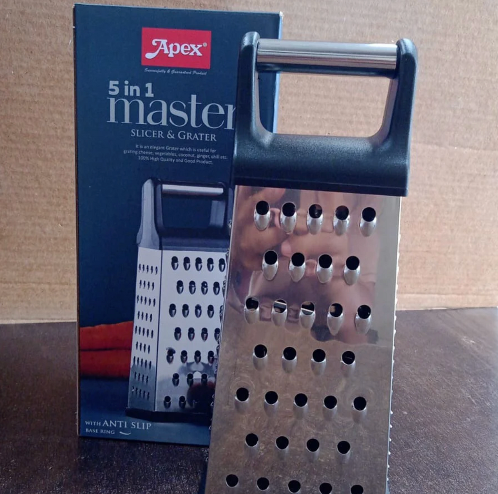 Apex 5-in-1 Stainless Steel Multipurpose Slicer & Grater