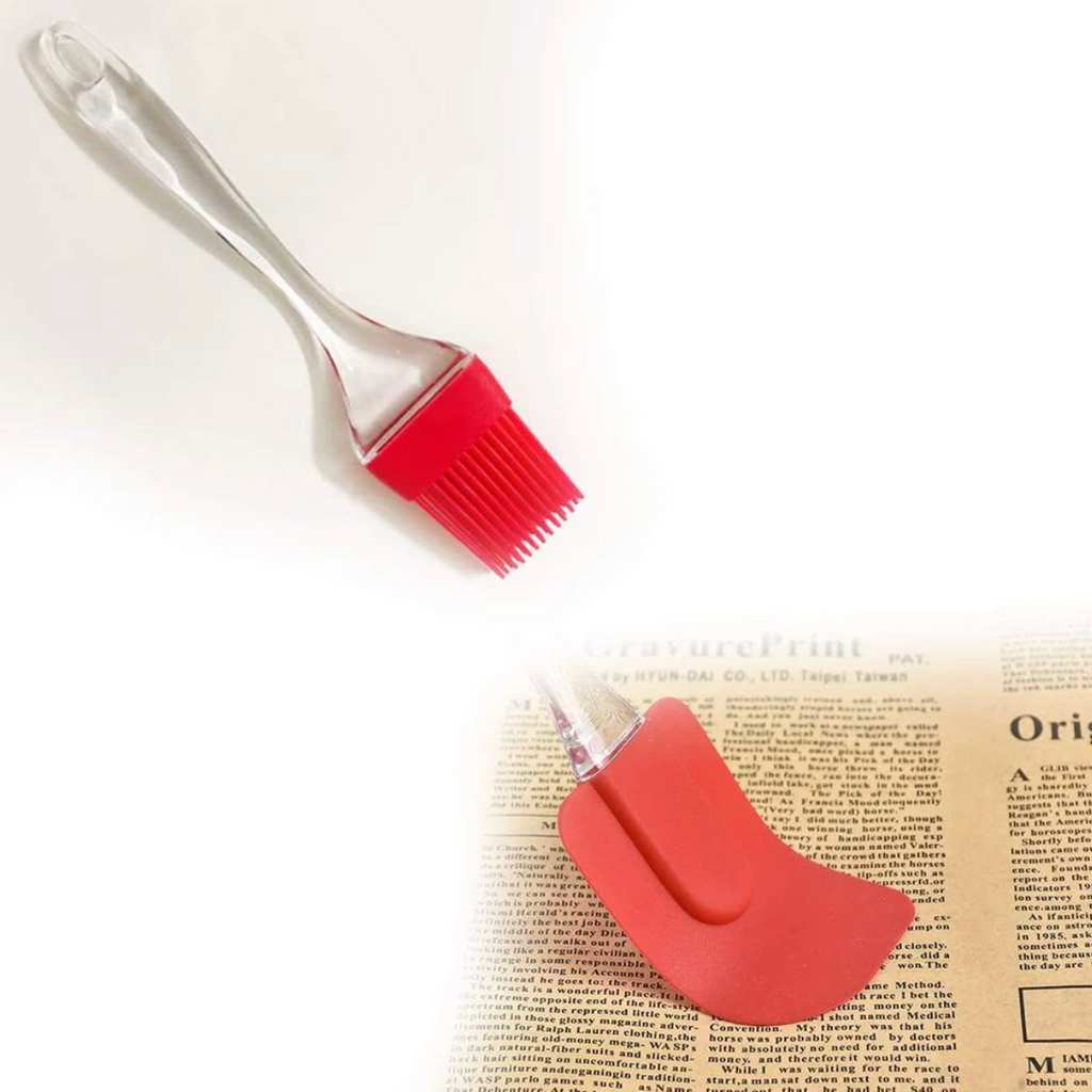 Spatula and Pastry Brush for Cake Mixer